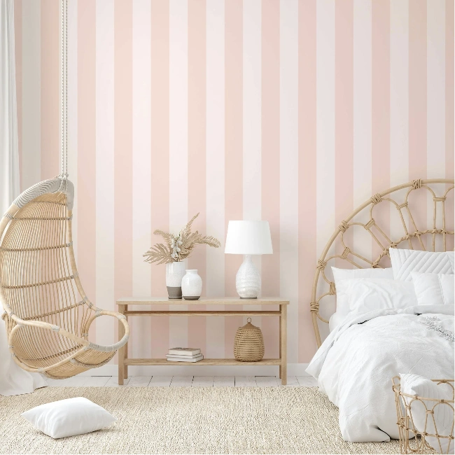 Modern Striped Wallpaper Design