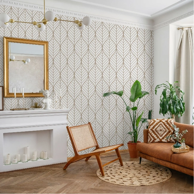 Stylish Geometric Wallpaper Design