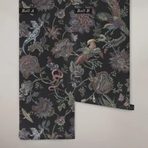 Black weave wallpaper modern walls