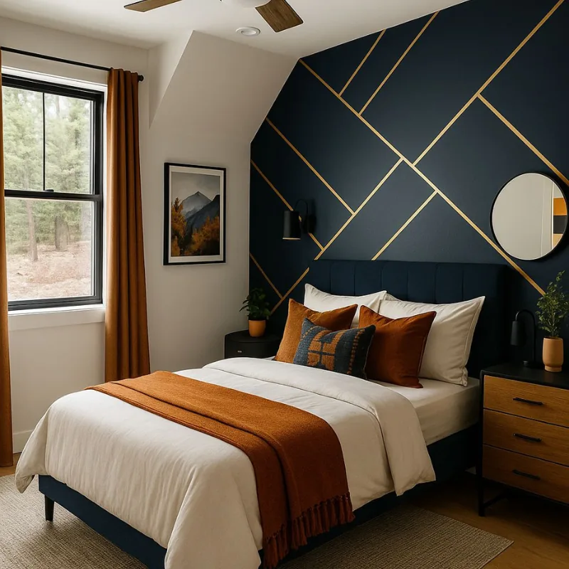 Completed boy room wallpaper project in a Dubai home