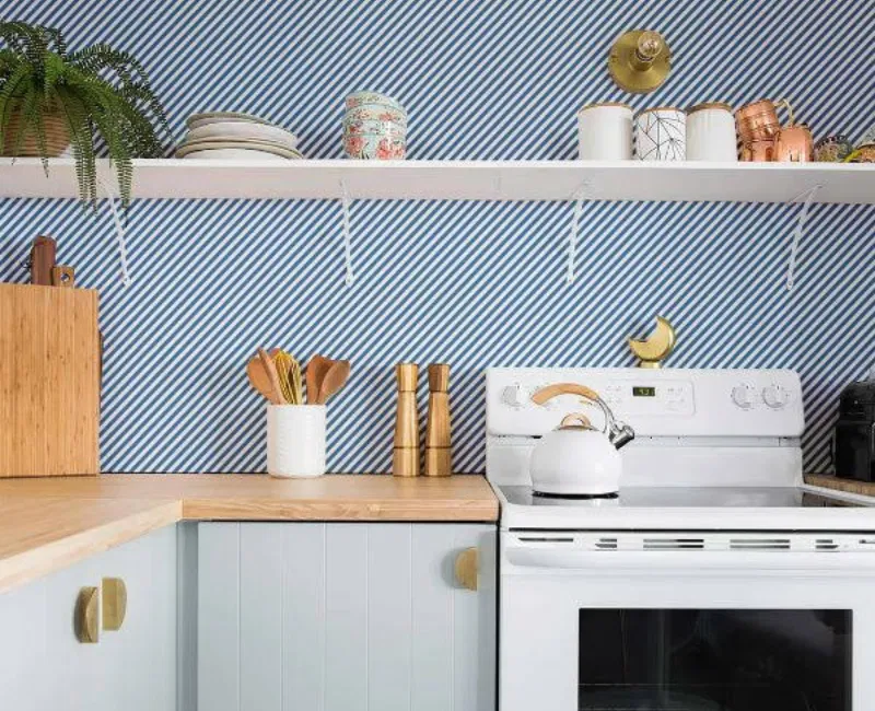 Stylish kitchen wallpaper in Dubai