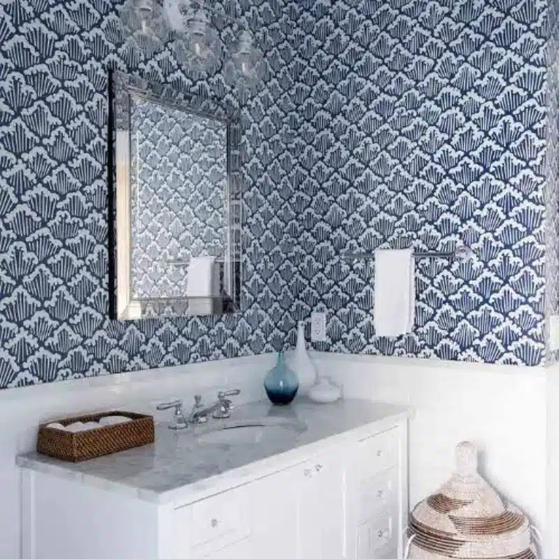 Waterproof bathroom wall wallpaper